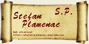 Stefan Plamenac vizit kartica